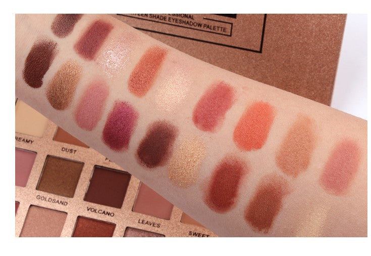 18 färgers ögonskugga