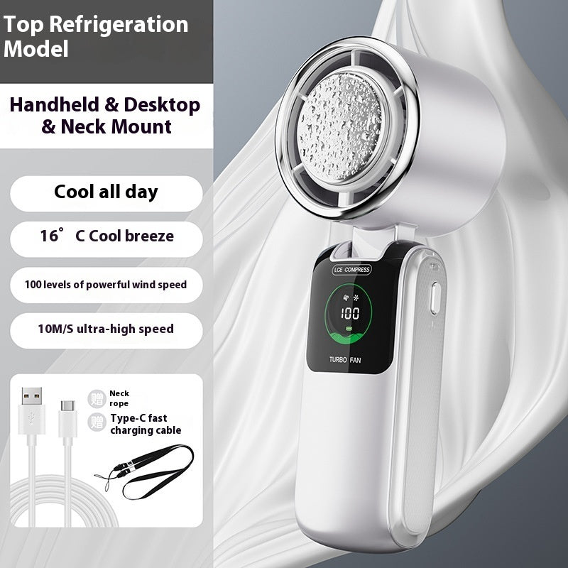 ICE High-speed Fan Semiconductor Refrigeration Handheld Fan
