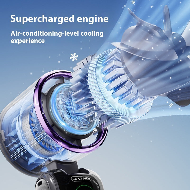 ICE High-speed Fan Semiconductor Refrigeration Handheld Fan