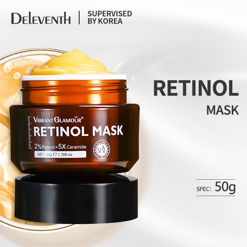 En  sovmask med retinol som återfuktar och reducerar rynkor