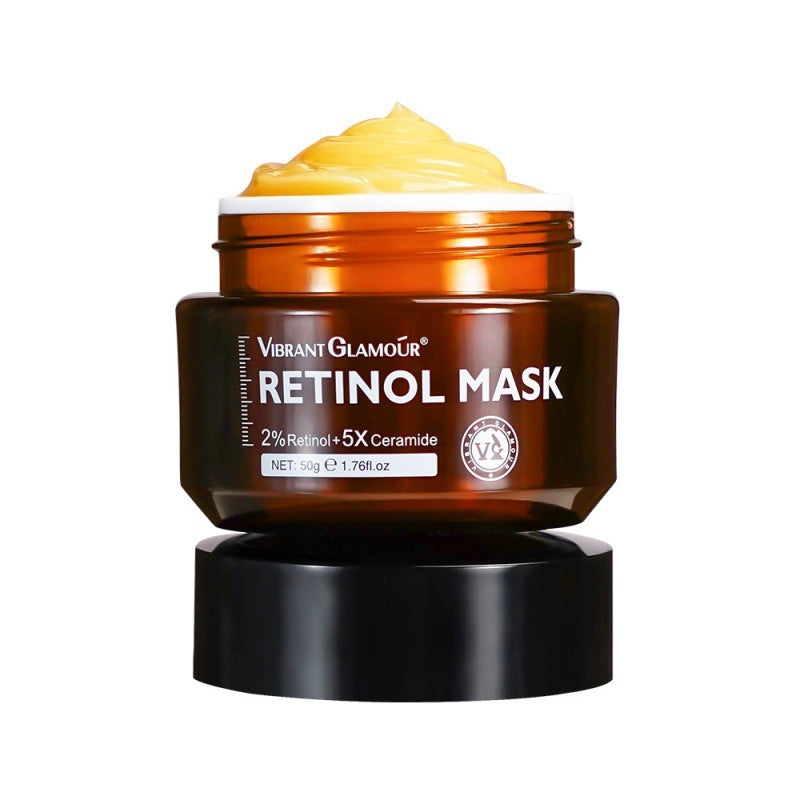 En  sovmask med retinol som återfuktar och reducerar rynkor