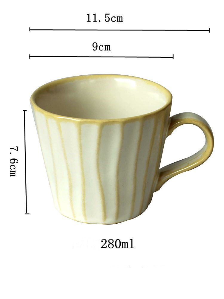 New product Japanese ceramic coffee cup retro