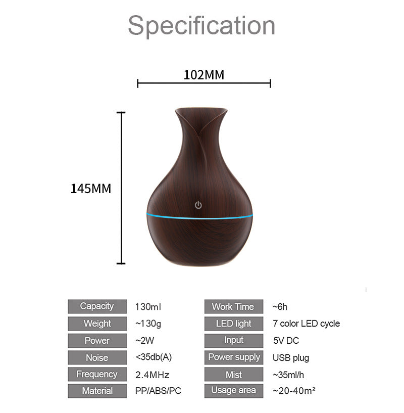 Aroma diffusser för essentiska oljor