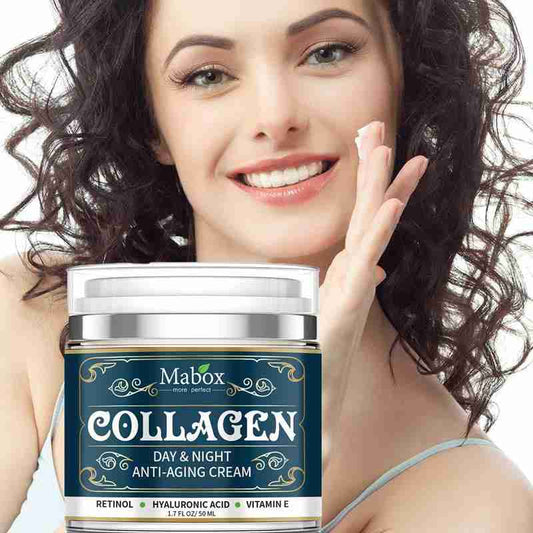 En fantastisk anti-aging kräm med kollagen, retinol, hyaluronsyra och alovera, som ger fasthet, utfyllnad, reducerarynkor och återfuktar.