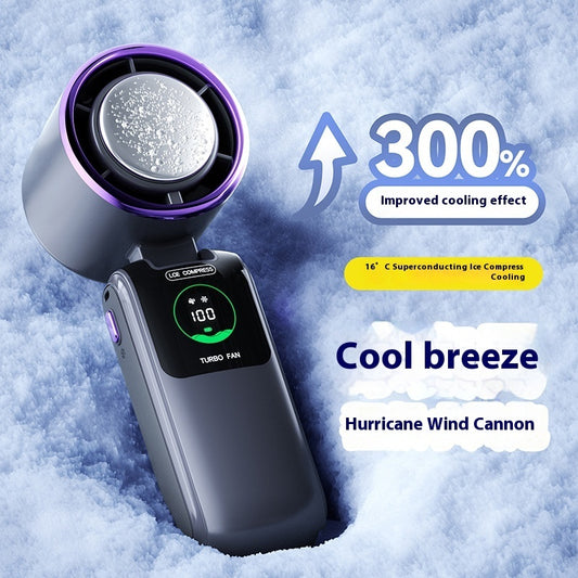 ICE High-speed Fan Semiconductor Refrigeration Handheld Fan