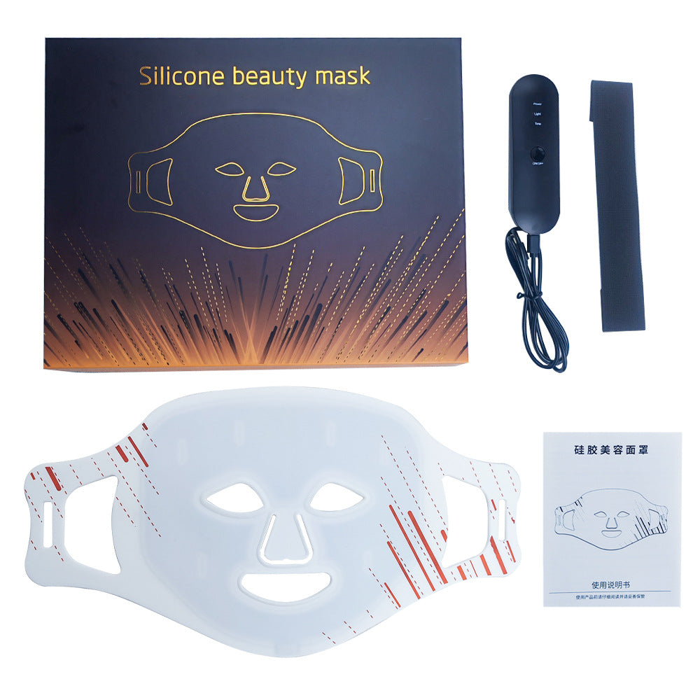 LED-ljus mask vilket bland annat uökar kollagenet vilket ger fasthet, reducerar rynkor och ger lyster